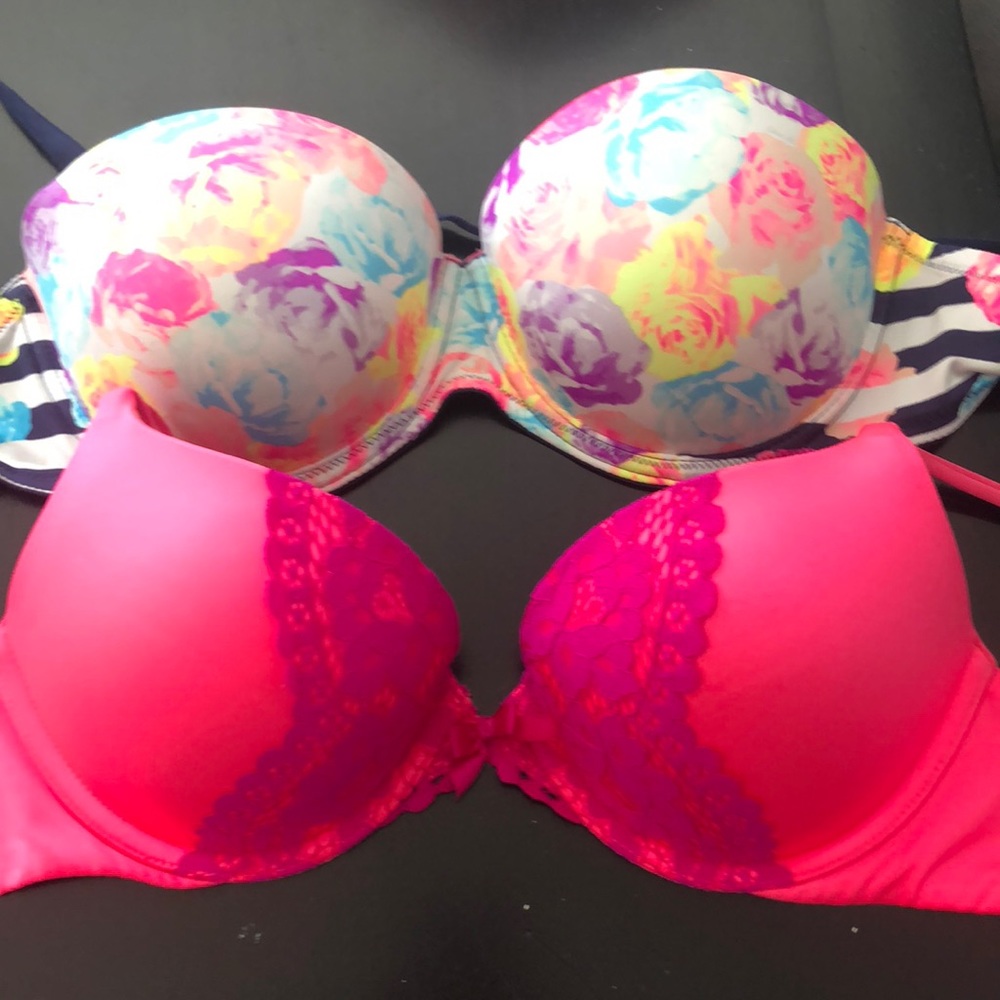Two Victoria Secret Bras